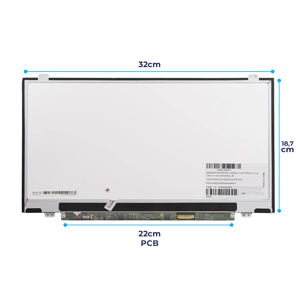 Tela 14" LED Para Notebook Acer Aspire E1-422 | Brilhante Tela 14" LED Para Notebook Acer Aspire E1-422 | Brilhante