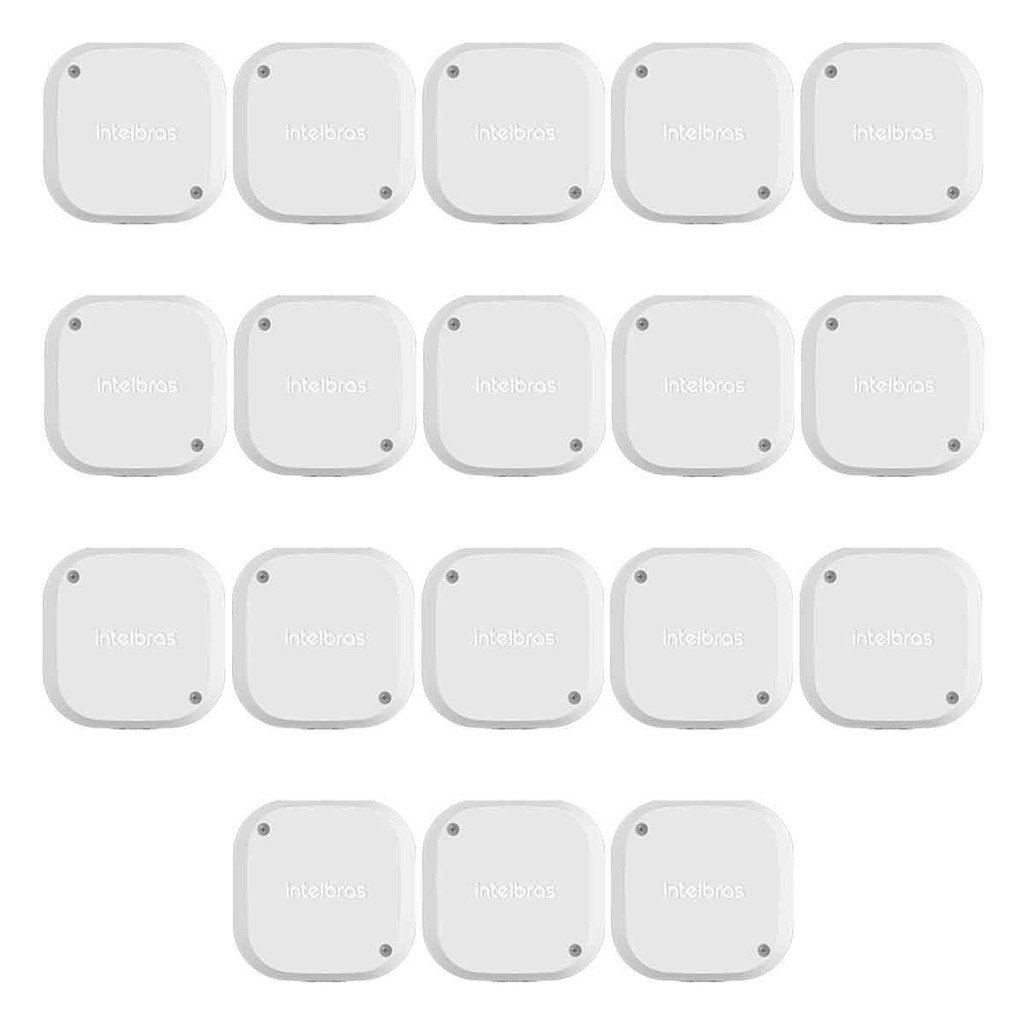 Kit 18 Caixas Organizadora De Plugs E Passagem De Cabo Para Cftv Vbox 1100 Intelbras