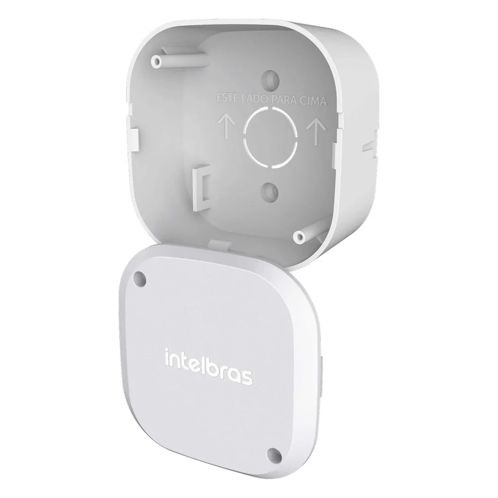 Imagem 4 de 5 do produto Kit 18 Caixas Organizadora De Plugs E Passagem De Cabo Para Cftv Vbox 1100 Intelbras