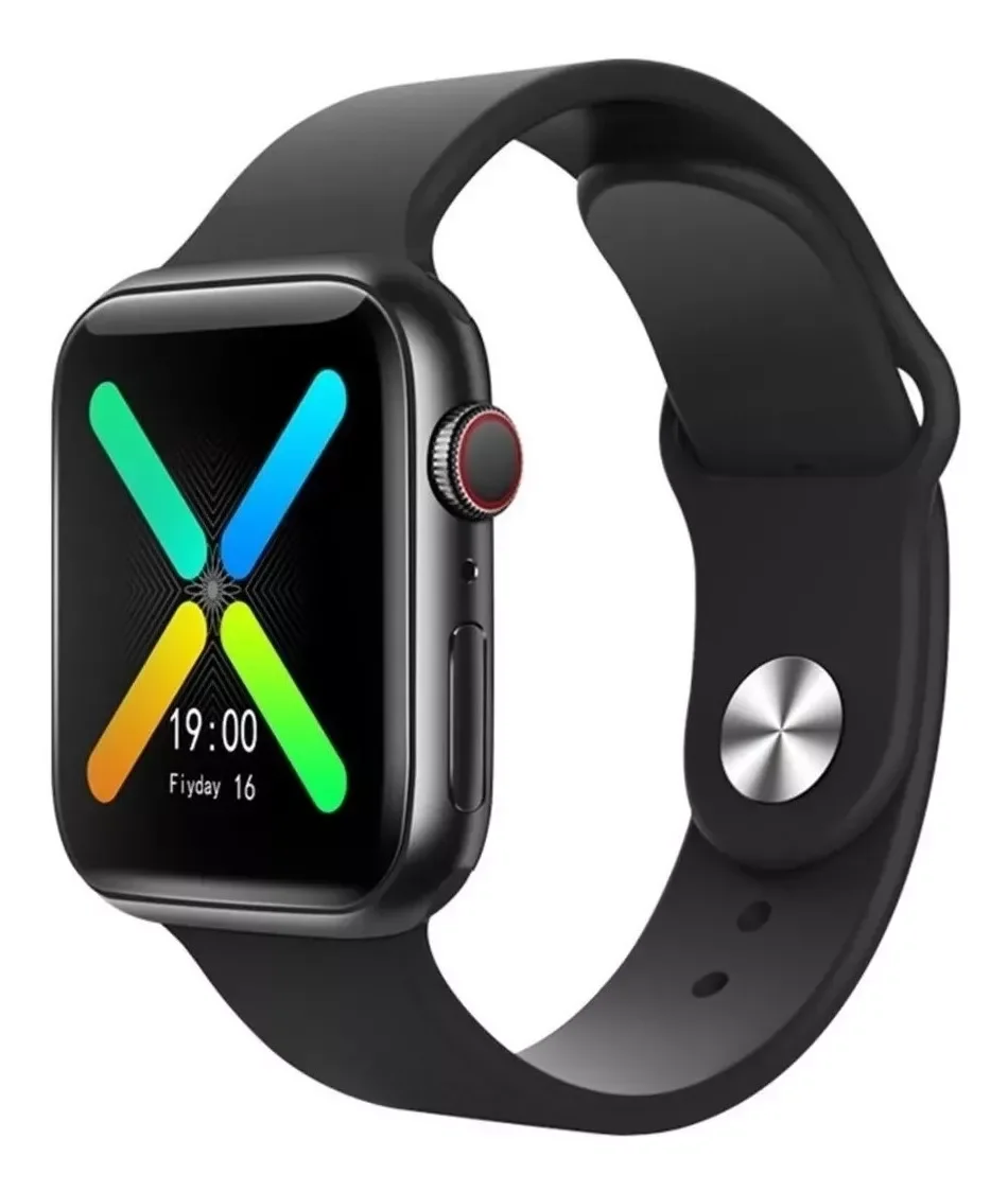 Relógio Smartwatch X8 Digital Bluetooth Masculino E Feminino Com Monitor De Saúde Cor:rosa.