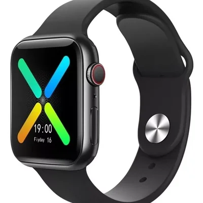 Relógio Smartwatch X8 Digital Bluetooth Masculino E Feminino Com Monitor De Saúde Cor:rosa.