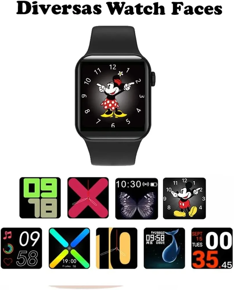 Imagem 5 de 5 do produto Relógio Smartwatch X8 Digital Bluetooth Masculino E Feminino Com Monitor De Saúde Cor:rosa.