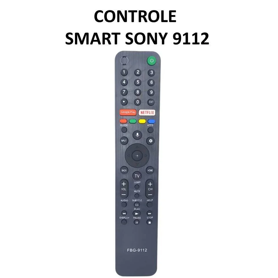 Imagem 4 de 5 do produto Controle Remoto Tv Smart Sony Compatível 9112