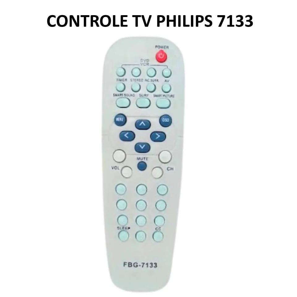 Imagem 4 de 4 do produto Controle Remoto Tv Philips Compatível 7133