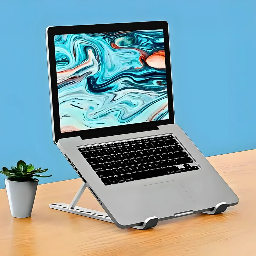Imagem 3 de 5 do produto Suporte Notebook Ajustável Base Tablet Netbook Ergonômico.