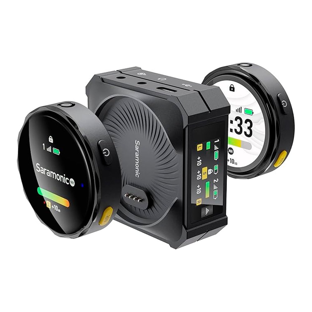 Microfone De Lapela Sem Fio Saramonic Blinkme B2 Preto