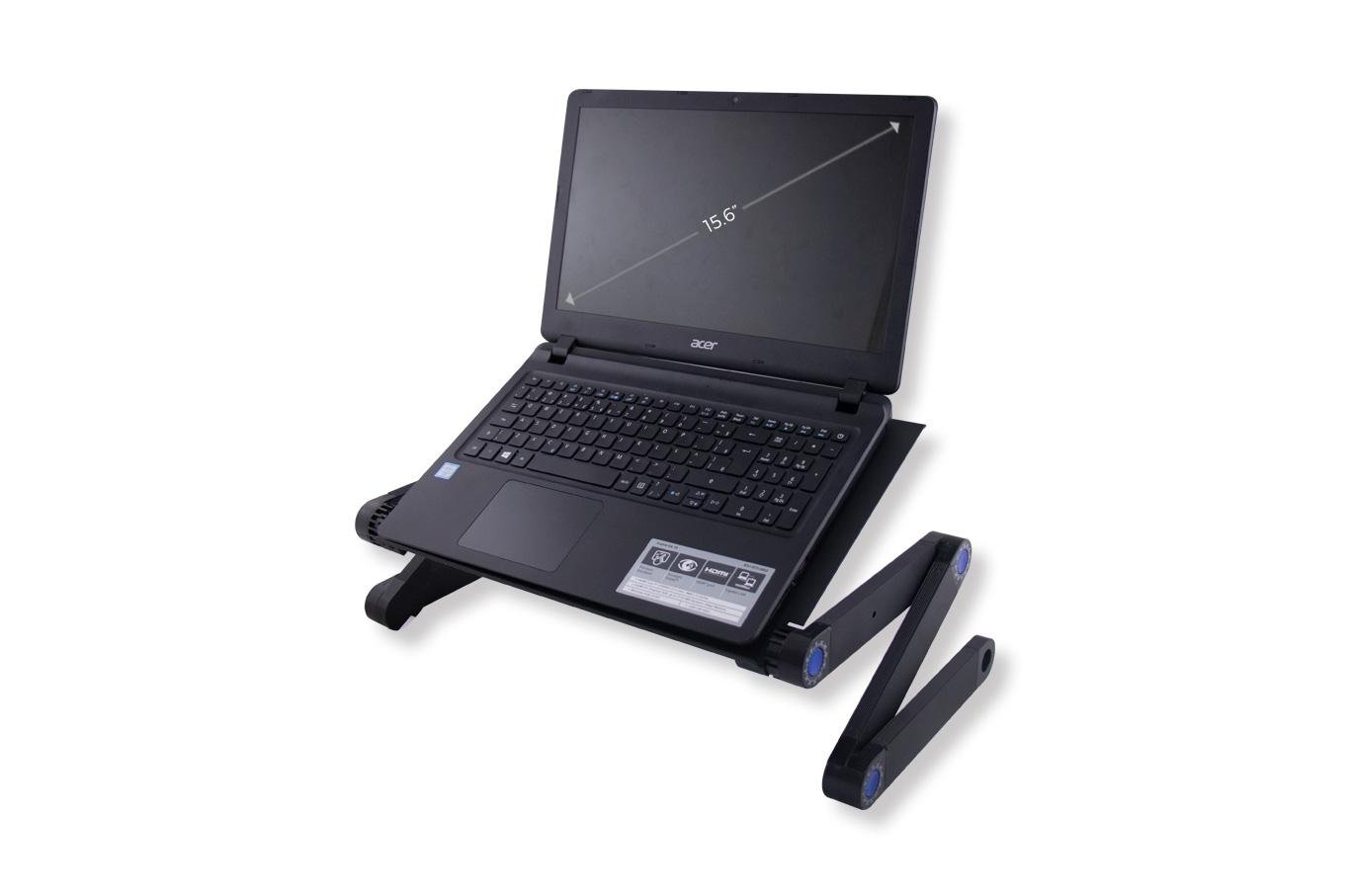 Suporte Desk Slim C/ Mousepad P/ Notebook | Preto