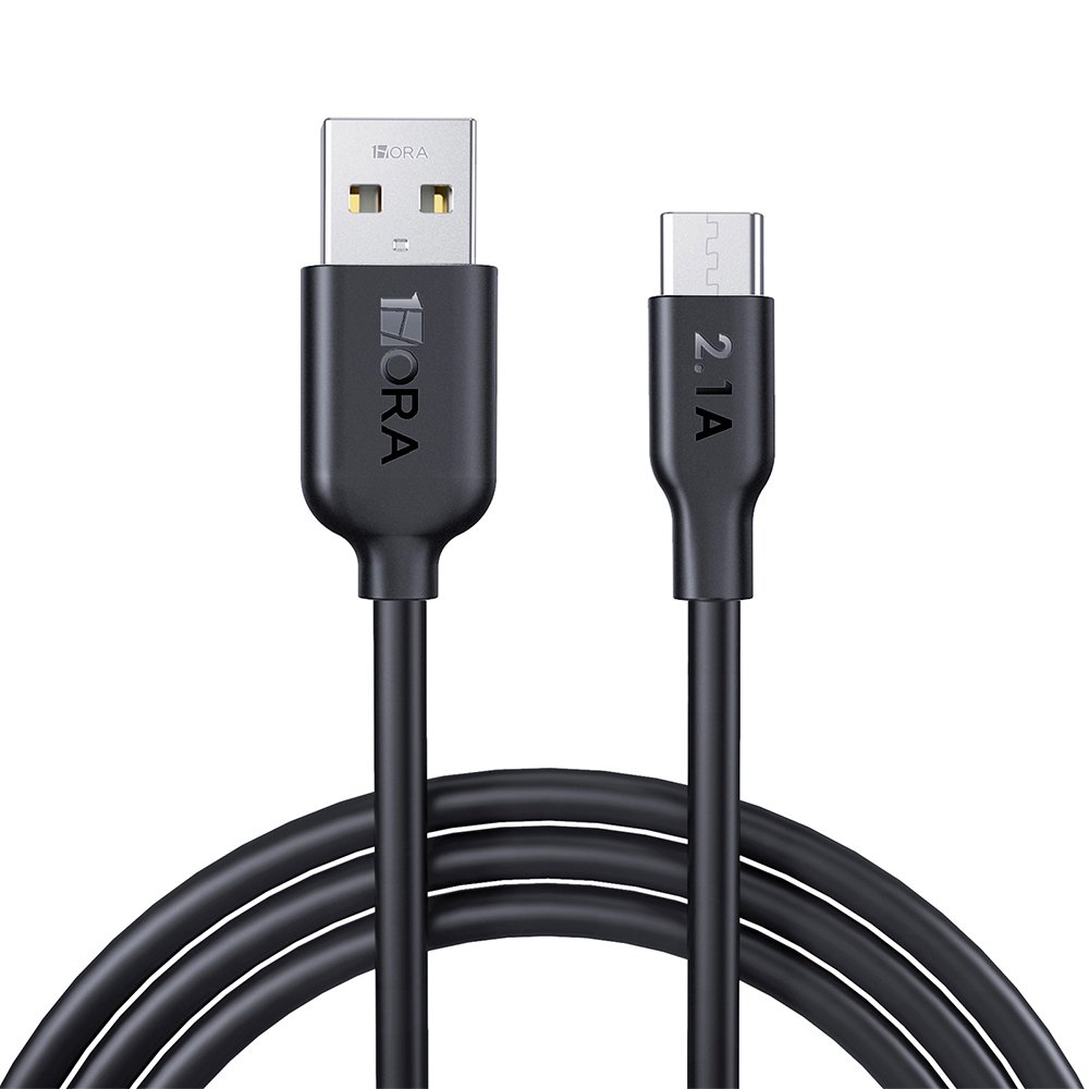 Cabo Usb C Para Usb A 1hora 2.1a Macho 2 Metros Preto
