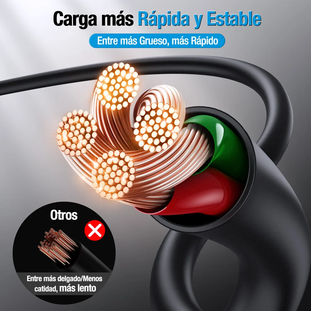 Imagem 4 de 5 do produto Cabo Usb A P/micro Usb 1hora 2.1a Macho/macho 1m Preto