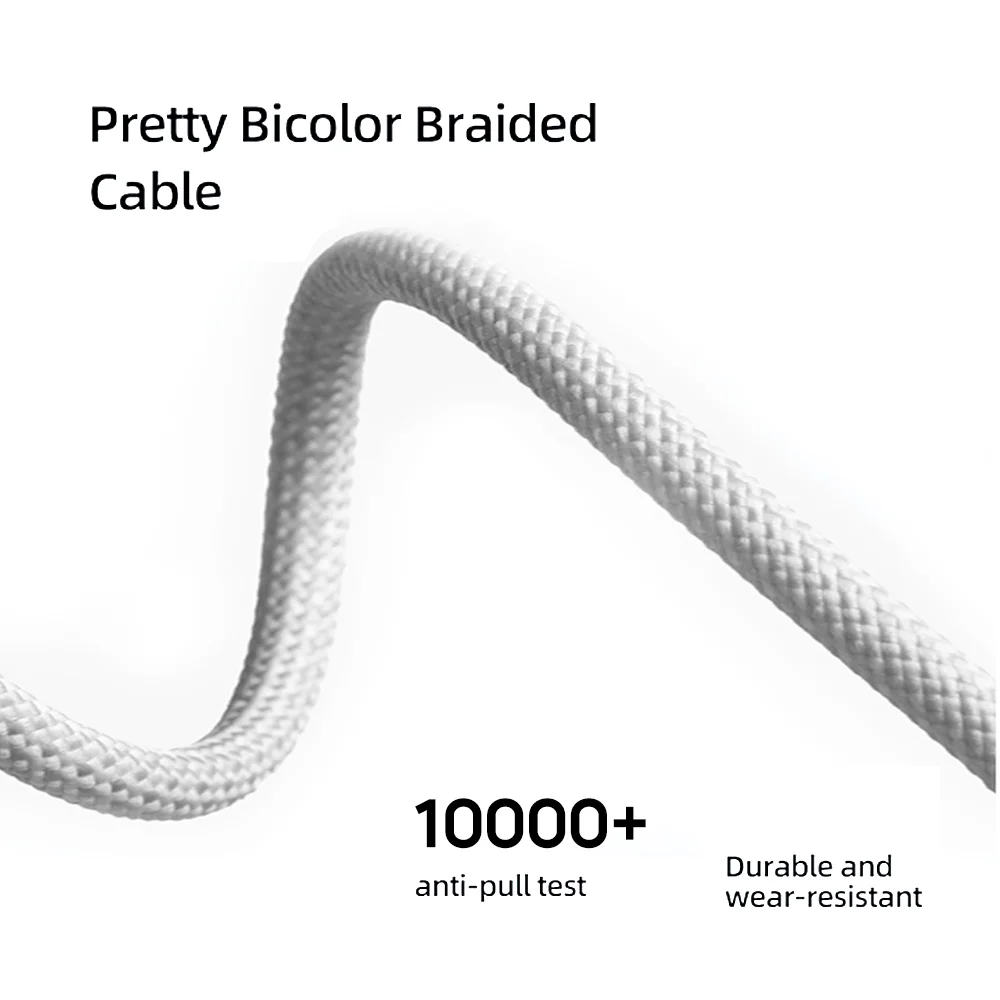 Imagem 4 de 5 do produto Cabo Usb Usams Usb C Para Usb C Pd 100w 1.2 Metro Branco