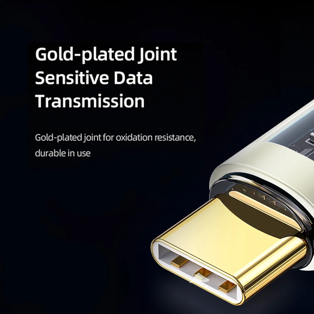 Imagem 5 de 5 do produto Cabo Usb Usams Usb C Para Usb C Pd 100w 1.2 Metro Branco