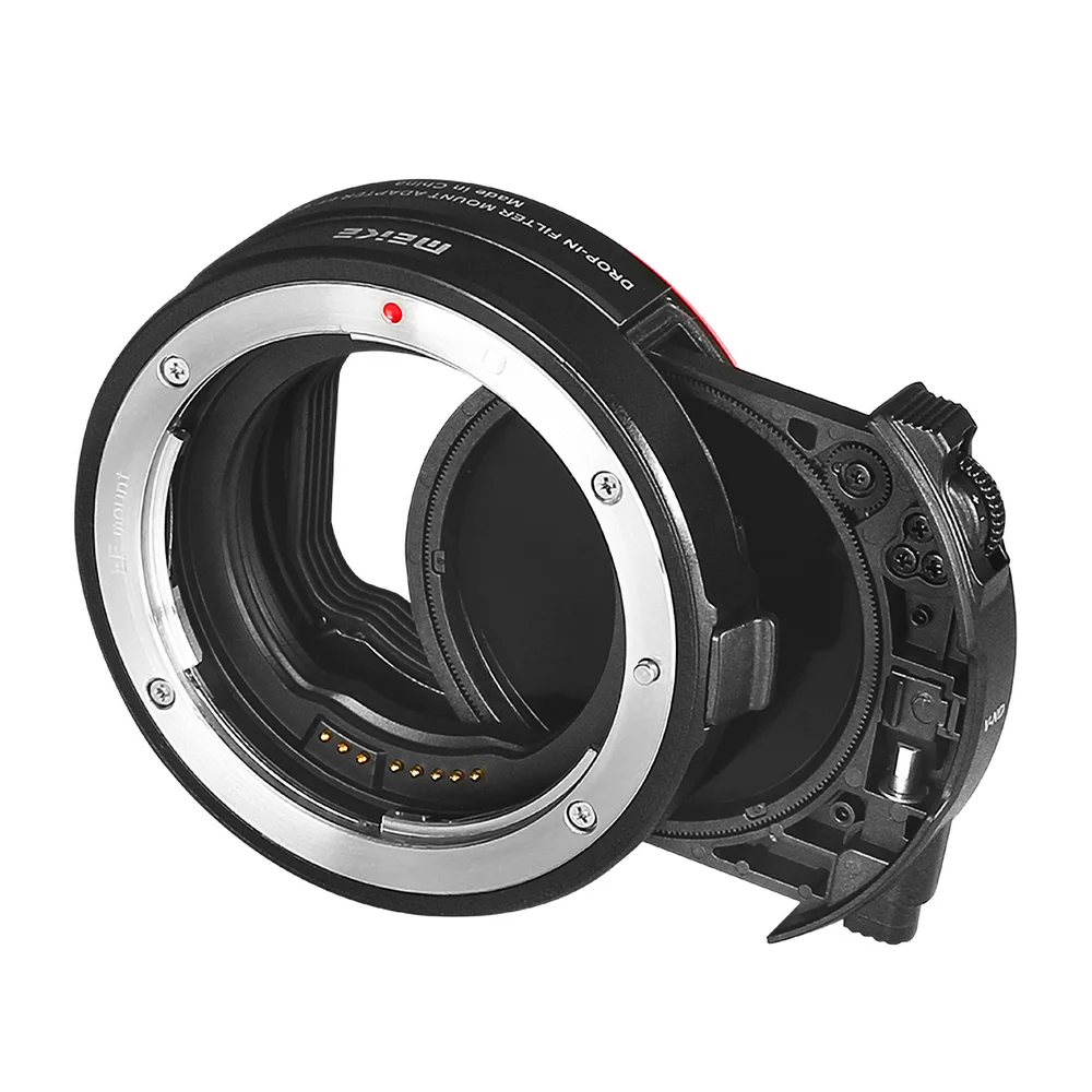 Imagem 1 de 5 do produto Adaptador Montagem Filtro Meike Para Canon Ef Eosr Preto