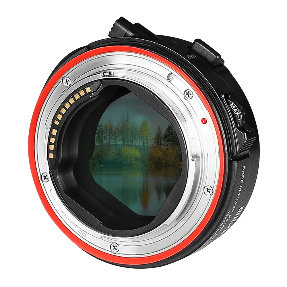 Imagem 3 de 5 do produto Adaptador Montagem Filtro Meike Para Canon Ef Eosr Preto