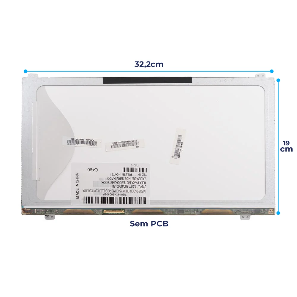 Tela Para Notebook Samsung Np300v4a 14" Hd 40 Pinos Fosca Tela Para Notebook Samsung Np300v4a 14" Hd 40 Pinos Fosca