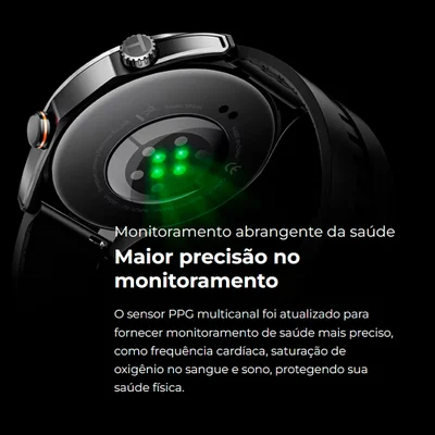 Smartwatch Haylou Solar 5 Bt 5.3 Tela 1,58 Pol. Preto — foto 5