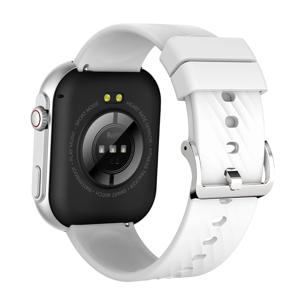 Relógio Smartwatch Bluetooth Zwear Tela 2.01 Pol. Prata 7