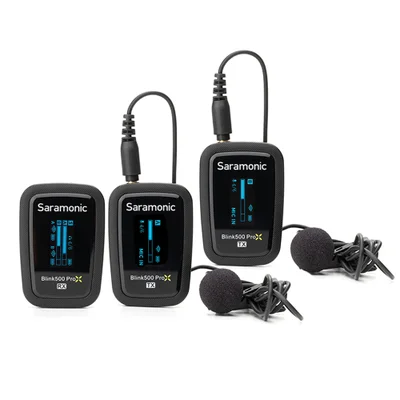Microfone Semfio Saramonic Blink500 Prox B2 Lapela Preto