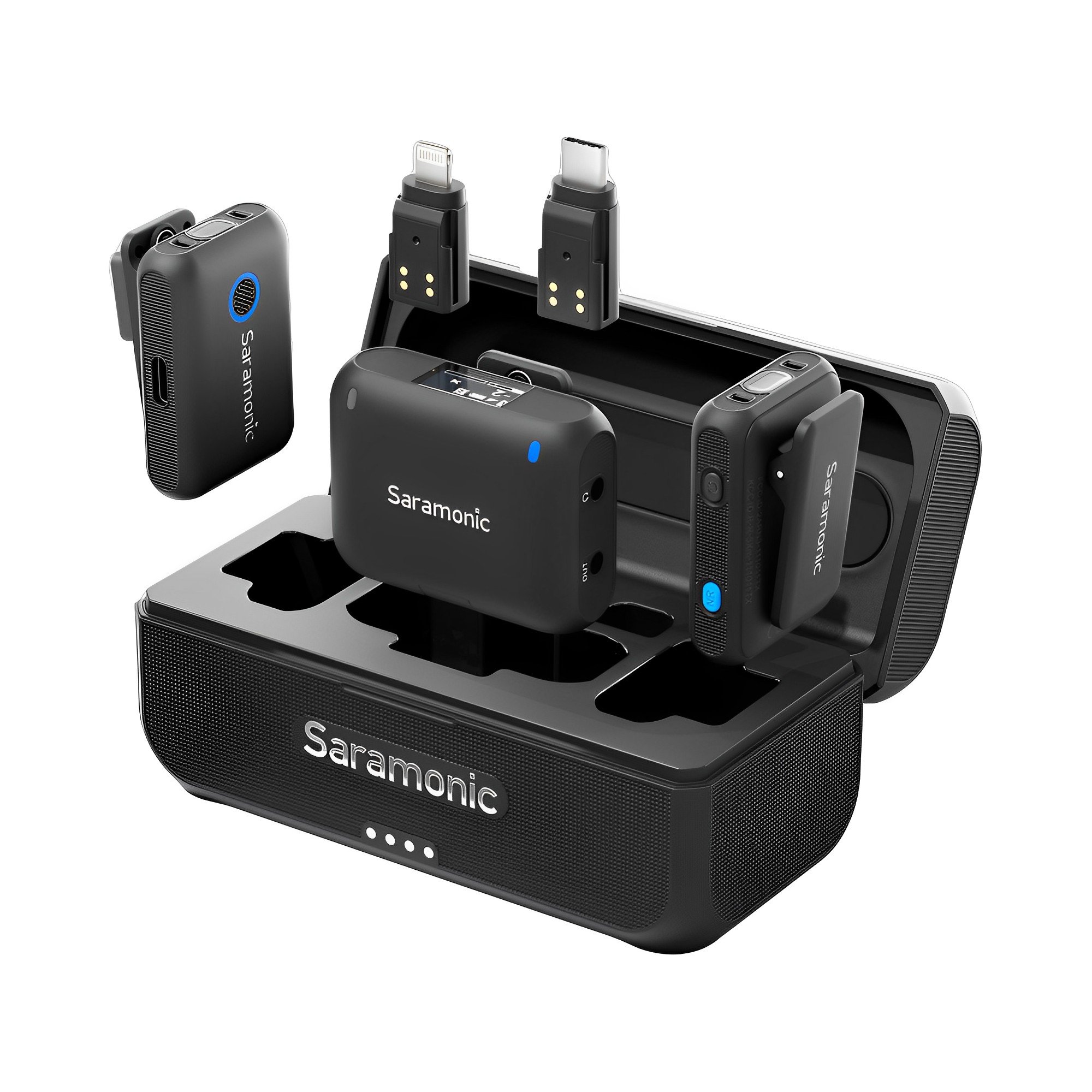 Microfone De Lapela Semfio Saramonic Blink 500 B2+ Preto