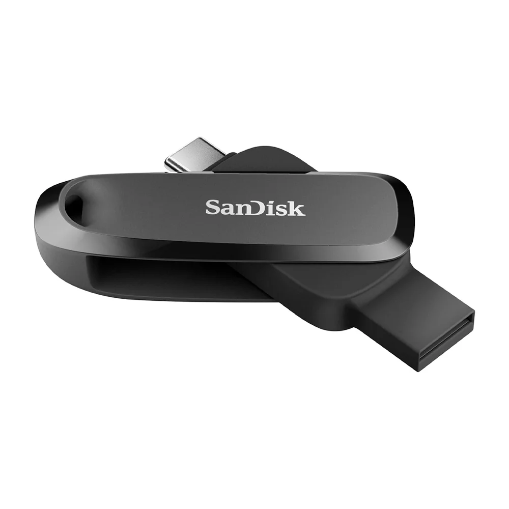 Imagem 2 de 5 do produto Pen Drive Sandisk 64gb Usb A/c 3.2 Gen 1 100mbs Preto
