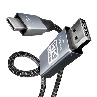 Cabo Usb C P/displayport Benfei 8k80hz Macho/macho Cinza