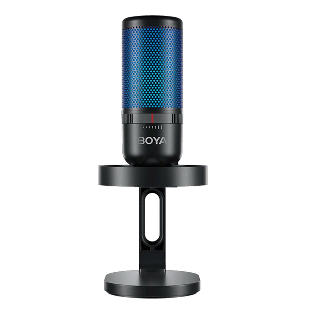 Microfone Condensador Boya RGB By-k3-2 Usb C Preto