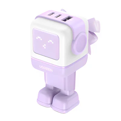 Carregador Parede Ugreen Portas Usb-a/c Máx. 65w Púrpura