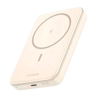Power Bank Magnética Ugreen 10000mah Portátil 20w Bege