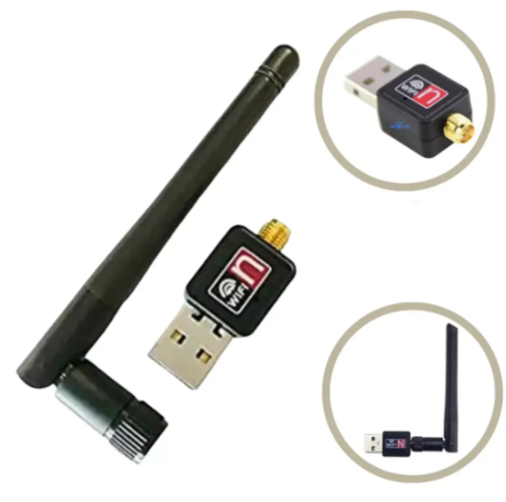 Imagem 4 de 5 do produto Adaptador de Rede Wifi Usb 2.0 Wireless com Antena 1200 mbps