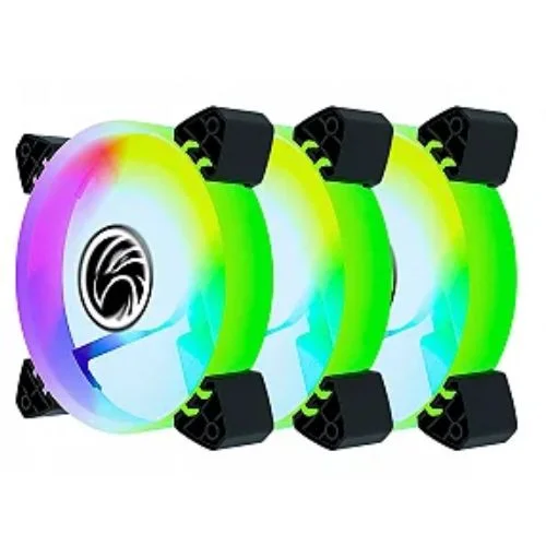 Kit Cooler P/ Gabinete 12x12 Brazilpc Bpc-kcl-slim-aRGB-3 RGB/hub/cont 4