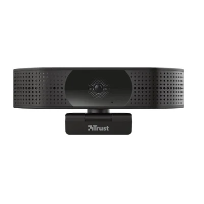 Webcam Trust Taxon 2k Qhd, Usb, 30 Fps, 74 Graus, Tripé, Preto
