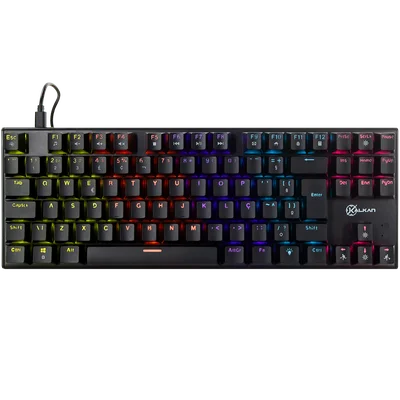 Teclado Mecanico Gamer Kalkan Loki Tkl Rainbow Switch Brown