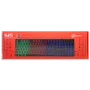 Teclado Gamer Kalkan Hati, Rainbow, Membrana, Abnt2, Preto, Klk00012