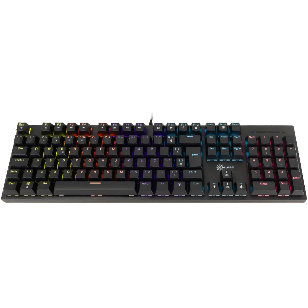 Imagem 3 de 5 do produto Teclado Mecanico Gamer Kalkan Loki Rainbow Sw Brown Fullsize