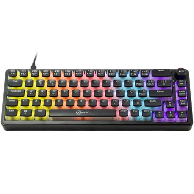 Teclado Mecanico Gamer Kalkan Drakar 65% Rainbow Sw. Brown