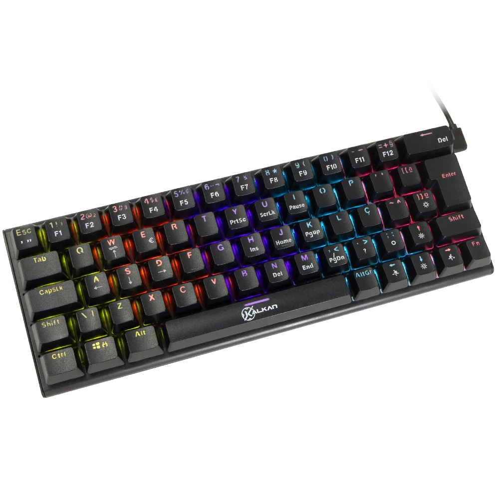 Teclado Mecanico Gamer Kalkan Loki 60% Sw. Brown Rainbow Teclado Mecanico Gamer Kalkan Loki 60% Sw. Brown Rainbow
