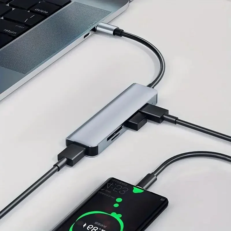 Imagem 4 de 5 do produto Hub Usb C Com 5 Portas De Alta Performance Usb 3.0 Cartão Sd Mst-013