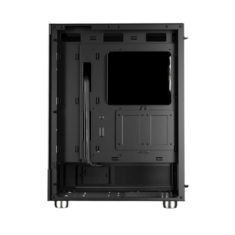 Imagem 4 de 5 do produto Gabinete Gamer Gamdias Atlas E1 ARGB 3 Fans S/fonte Atx Midtower Display Digital Preto - Atlas E1