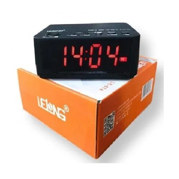 Imagem 2 de 4 do produto Rádio Relógio Despertador Digital Portátil Fm Bluetooth