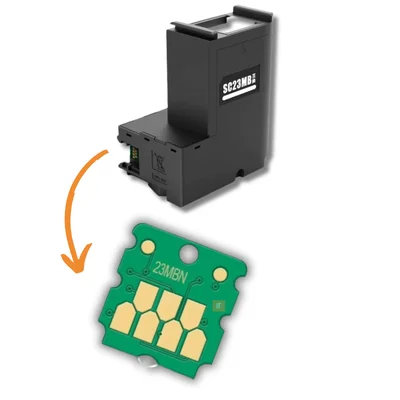 Chip P/ Caixa De Manutenção Sc23mb Epson F100 F130 F160 F170 C13s210125 Surecolor