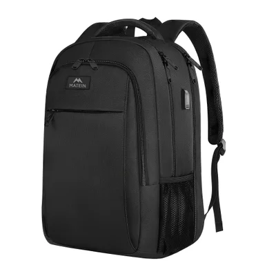 Mochila De Viagem Matein Poliéster Bolso P/laptop Preta