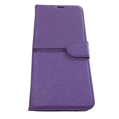 Capa Carteira Xiaomi Redmi K30  Capinha Carteirinha Premium Com Porta Cartões Cor:roxo