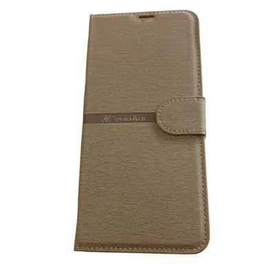 Capa Carteira Xiaomi Redmi K30  Capinha Carteirinha Premium Com Porta Cartões Cor:bege