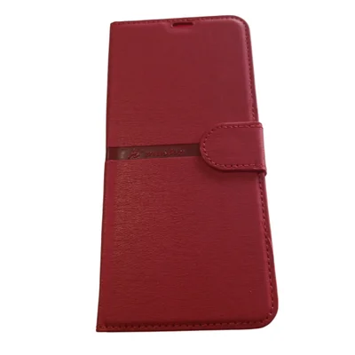 Capa Carteira Xiaomi Redmi K30  Capinha Carteirinha Premium Com Porta Cartões Cor:vermelho