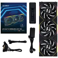 Kit 3 Cooler Lian Li Gamer Uni Fan Tl Wireless Lcd 120 ARGB 2