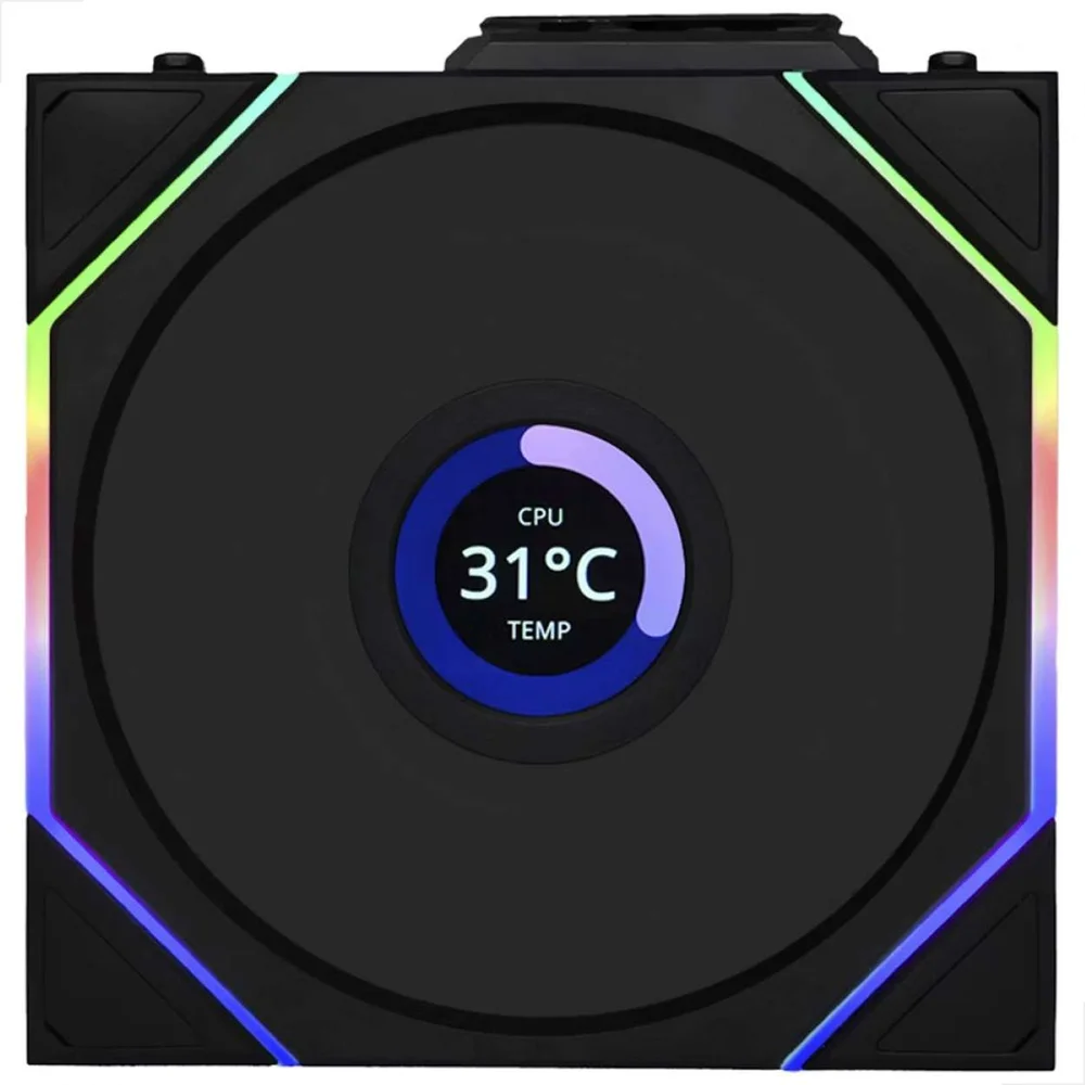 Kit 3 Cooler Lian Li Gamer Uni Fan Tl Wireless Lcd 120 ARGB 5