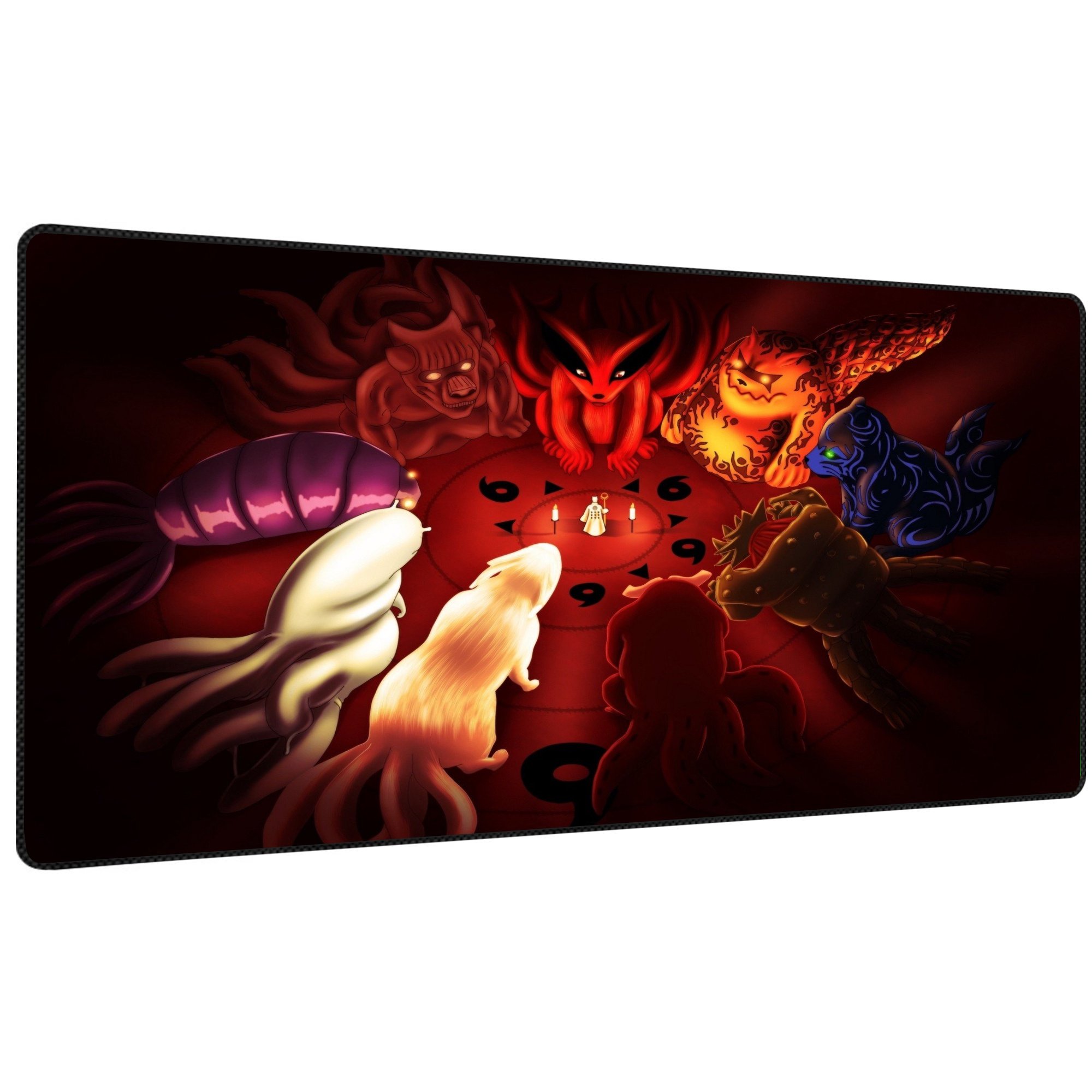 Mousepad Tamanho Grande Para Mesa Gamer Setup 70x35cm Estampa Bijus Anime