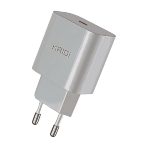 Carregador Turbo Tipo C 20w Kaidi Kd-108c Cabo Usb-c Rapido