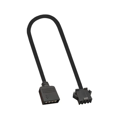 Cabo Jst Sm 4p Femea Adaptador Para RGB 12v 4 Pinos, 30cm, Compatível com Water Cooler, Fan e Fita de LED