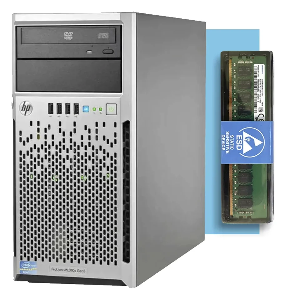 Memória Ram Para Servidor Hp Proliant Ml310e G8 V2 - 8GB Ecc.