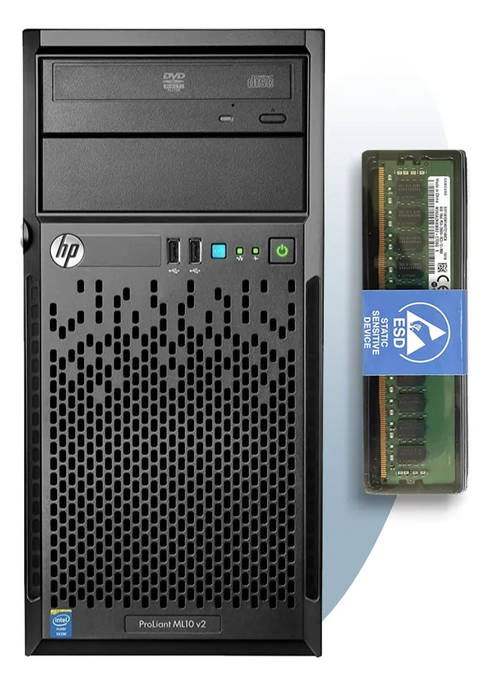 Memória Ram Para Servidor Hp Proliant Ml10 - 8GB Ecc.